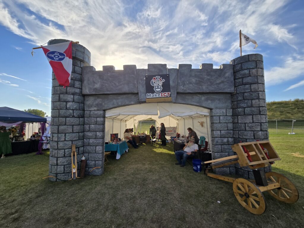 Sedgwick County Park Ren Faire. MakeICT Castle